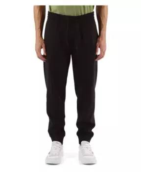 Спортивные брюки из хлопка с логотипом Calvin Klein Jeans, черный