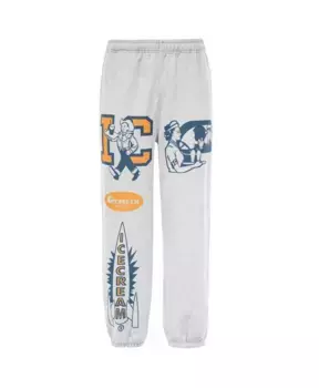 Спортивные брюки из хлопка с принтом Icecream, серый