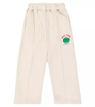 Спортивные брюки из хлопкового джерси с принтом Jellymallow, серый