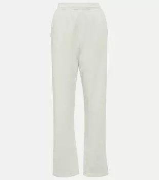 Спортивные брюки из хлопкового флиса Entire Studios, белый