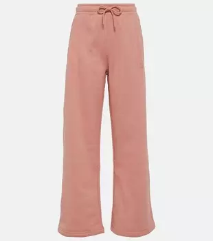 Спортивные брюки из хлопкового флиса Nike, красный