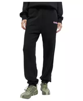 Спортивные брюки из хлопкового флиса с логотипом Carhartt Wip, черный