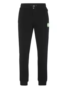 Спортивные брюки из хлопковой смеси Philipp Plein, черный