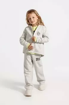 Спортивные брюки из крокодиловой кожи для мальчиков и девочек Coccodrillo, серый