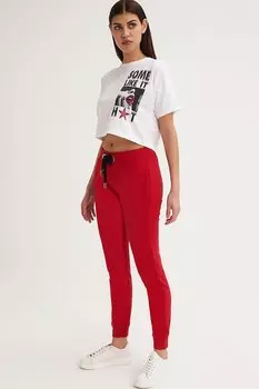 Спортивные брюки из натурального хлопка Jeremy Meeks, красный