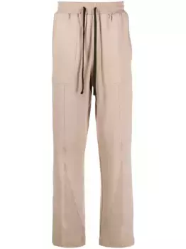 Спортивные брюки из органического хлопка с кулиской STYLAND, коричневый