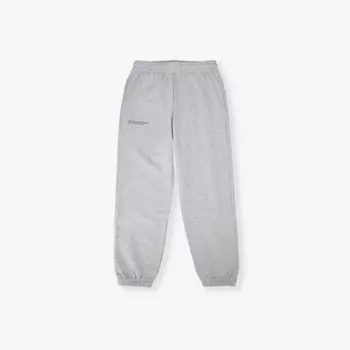 Спортивные брюки из органического хлопкового трикотажа с завязками на поясе и текстовым принтом для детей от 3 до 12 лет Pangaia, серый