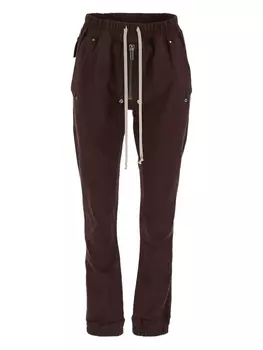 Спортивные брюки из шармеза Rick Owens, коричневый
