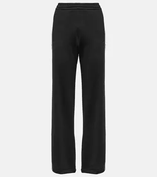 Спортивные брюки из смесового хлопка Gucci, черный