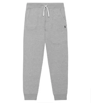 Спортивные брюки из смесового хлопка с логотипом Polo Ralph Lauren, серый