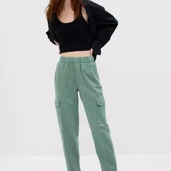 Спортивные брюки из твила cargo Gap, зеленый