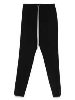 Спортивные брюки из вирджинской шерсти Rick Owens, черный