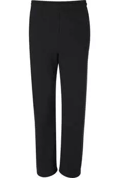 Спортивные брюки JERZEES NuBlend с открытым низом и карманами, черный