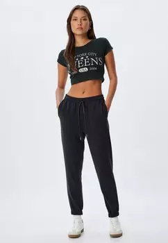 Спортивные брюки JOGGER Koton, черный