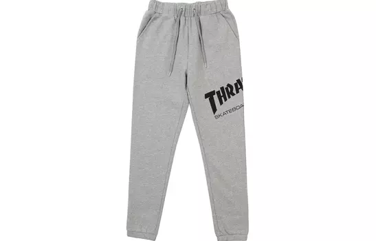 Спортивные брюки Jogger, японская версия, унисекс, серые Thrasher, серый