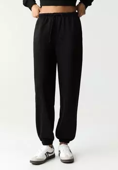 Спортивные брюки JOGGERS PULL&BEAR, черный