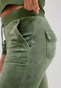 Спортивные брюки JOGGING DEL RAY Juicy Couture, зеленый