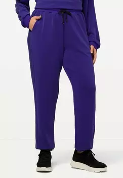 Спортивные брюки JOGGING TAILLE LASTIQUE LETTRAGE IMPRIM ET CORDON Ulla Popken, фиолетовый
