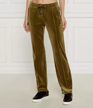 Спортивные брюки Juicy Couture TINA Regular Fit, оливково-зеленый
