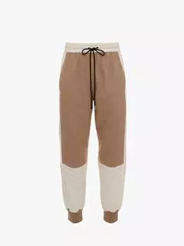 Спортивные брюки JW Anderson с цветными блоками, бежевый