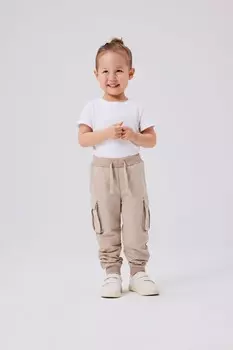 Спортивные брюки карго для мальчиков Name It, бежевый