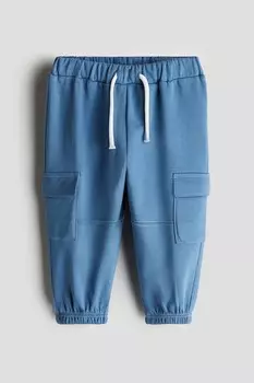 Спортивные брюки карго H&M, синий