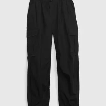 Спортивные брюки-карго из хлопка с завязками на шнурке Gap, коричневый