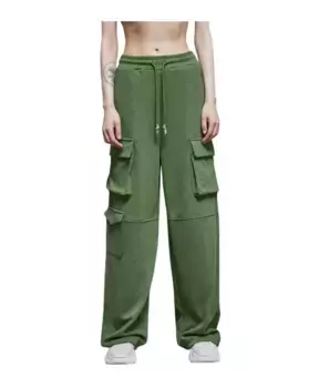 Спортивные брюки карго яркого цвета, удобная посадка Patrizia Pepe, зеленый