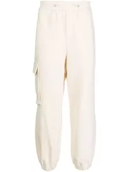 Спортивные брюки карго с кулиской ZZERO BY SONGZIO, белый