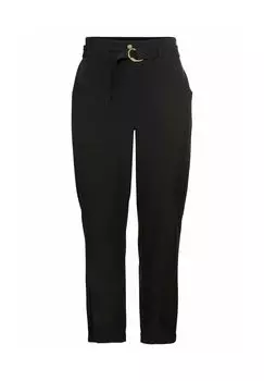 Спортивные брюки карго с завышенной талией sheego, черный