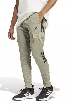 Спортивные брюки карго Tiro Adidas Sportswear, хаки