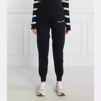 Спортивные брюки классического кроя с графическим рисунком Tommy Hilfiger, синий