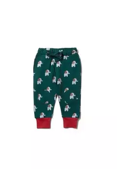 Спортивные брюки KNEE PATCH UNISEX Little Green Radicals, темно-зеленый