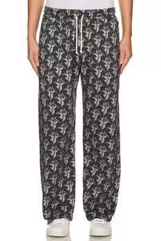 Спортивные брюки KROST Mr. Monopoly Straight Leg, черный