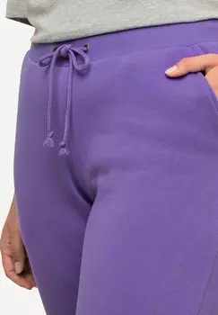 Спортивные брюки KUSCHELWEICHE INNENSEITE ELASTIKBUND Ulla Popken, цвет Berry