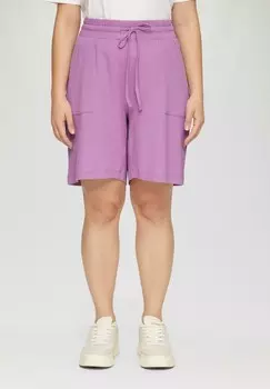 Спортивные брюки LA TEXTURE GAUFRE AVEC CEINTURE LASTIQUE QS, фиолетовый