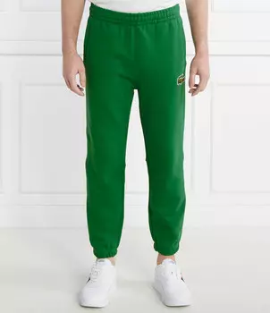Спортивные брюки Lacoste Relaxed fit, зеленый