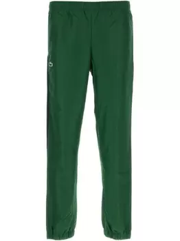 Спортивные брюки Lacoste с полосками по бокам, зеленый