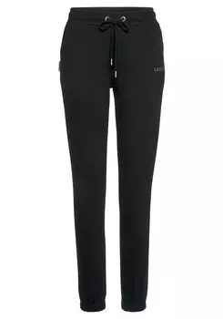 Спортивные брюки LASCANA, черный