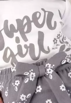 Спортивные брюки LIEBLINGSSTCKE Baby Sweets, цвет white grey