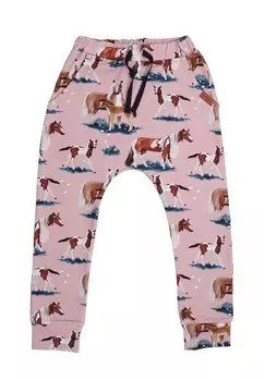 Спортивные брюки LITTLE & BIG HORSES Walkiddy, розовый