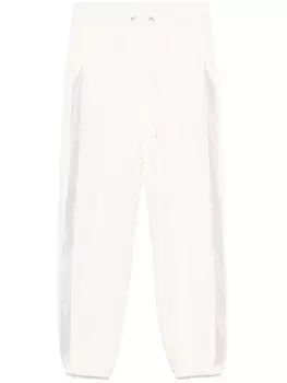 Спортивные брюки LIU JO, отделанные стразами, белый