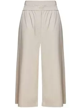 Спортивные брюки LOEWE с логотипом на поясе, серый