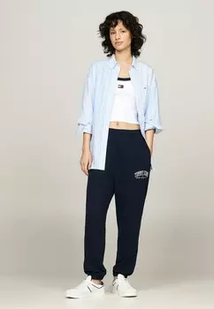 Спортивные брюки LOGO EMBROIDERY REGULAR JOGGERS Tommy Jeans, темно-синий