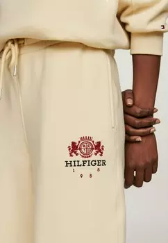 Спортивные брюки LOGO EMBROIDERY Tommy Hilfiger, бежевый