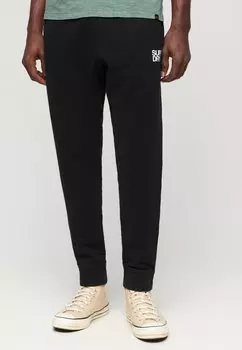 Спортивные брюки LOGO Superdry, черный