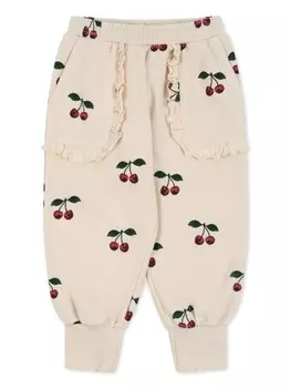 Спортивные брюки Lunella с принтом Konges Sljd, нейтральный цвет