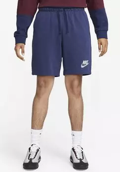 Спортивные брюки M NK CLUB+ FT SHORT LBR Nike, темно-синий
