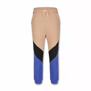 Спортивные брюки MANITOBER Cut & Sew, синий/черный/бежевый