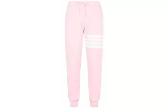 Спортивные брюки Medium Waffle 4 Bar THOM BROWNE, розовый